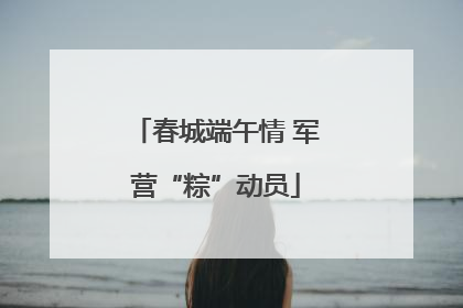 春城端午情 军营“粽”动员