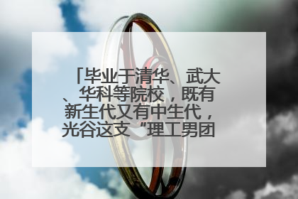 毕业于清华、武大、华科等院校，既有新生代又有中生代，光谷这支“理工男团”为何“出道”？