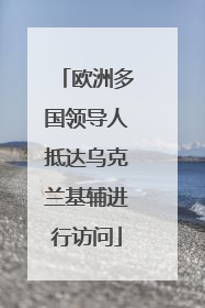 欧洲多国领导人抵达乌克兰基辅进行访问