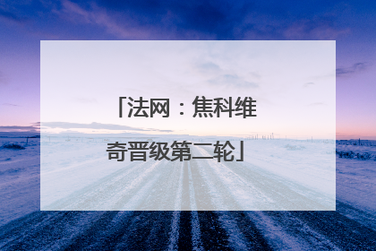 法网：焦科维奇晋级第二轮