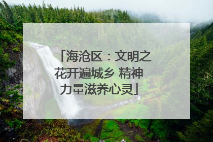 海沧区：文明之花开遍城乡 精神力量滋养心灵