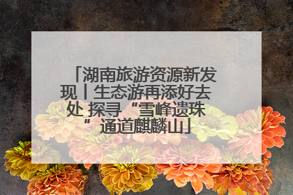 湖南旅游资源新发现丨生态游再添好去处 探寻“雪峰遗珠”通道麒麟山