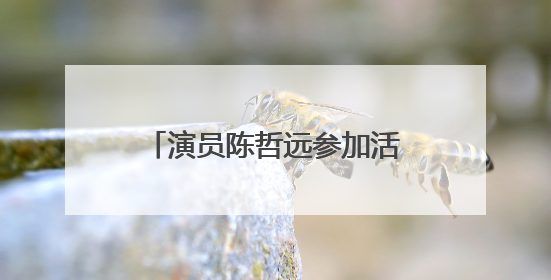 演员陈哲远参加活动时突然被柜姐抱住，柜姐事后道歉