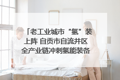 老工业城市“氢”装上阵 自贡市自流井区全产业链冲刺氢能装备制造新高地｜美好生活有“盐”味