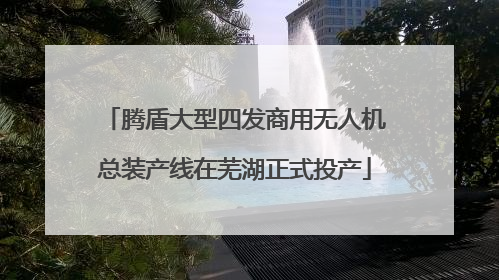 腾盾大型四发商用无人机总装产线在芜湖正式投产