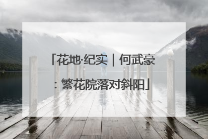 花地·纪实｜何武豪：繁花院落对斜阳