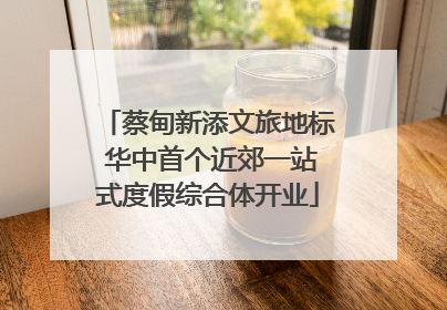 蔡甸新添文旅地标 华中首个近郊一站式度假综合体开业