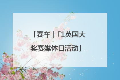 赛车｜F1英国大奖赛媒体日活动