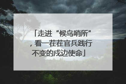 走进“候鸟哨所”，看一茬茬官兵践行不变的戍边使命