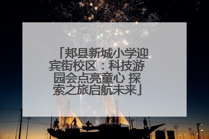 郏县新城小学迎宾街校区：科技游园会点亮童心 探索之旅启航未来