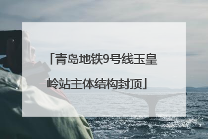 青岛地铁9号线玉皇岭站主体结构封顶