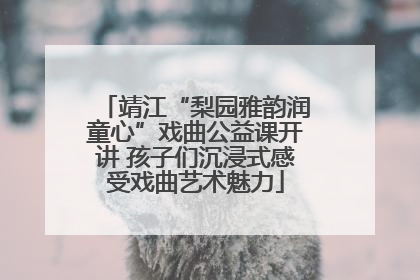 靖江“梨园雅韵润童心”戏曲公益课开讲 孩子们沉浸式感受戏曲艺术魅力