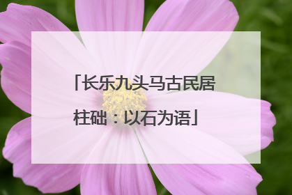 长乐九头马古民居柱础：以石为语