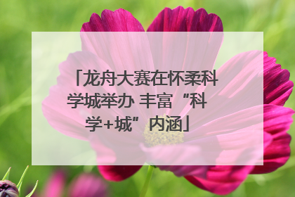 龙舟大赛在怀柔科学城举办 丰富“科学+城”内涵
