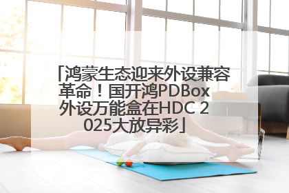 鸿蒙生态迎来外设兼容革命！国开鸿PDBox外设万能盒在HDC 2025大放异彩