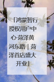鸿蒙智行授权用户中心·菏泽黄河东路｜菏泽首店盛大开业