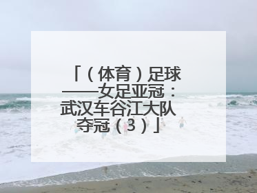 （体育）足球——女足亚冠：武汉车谷江大队夺冠（3）