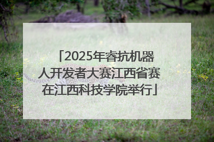 2025年睿抗机器人开发者大赛江西省赛在江西科技学院举行
