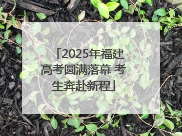 2025年福建高考圆满落幕 考生奔赴新程
