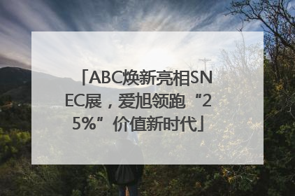 ABC焕新亮相SNEC展，爱旭领跑“25%”价值新时代