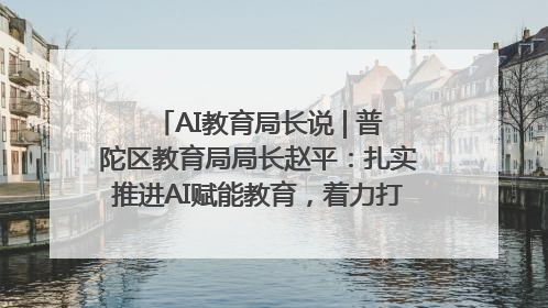 AI教育局长说 | 普陀区教育局局长赵平：扎实推进AI赋能教育，着力打造“适合教育”新体系